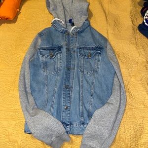 Cute jean jacket/sweater